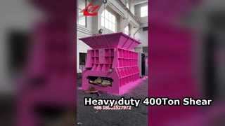 Cesoia personalizzata per rottami di container da 400 tonnellate per un cantiere di riciclaggio svizzero