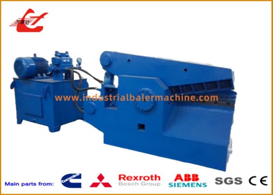Compact Alligator Shear Machine For Scrap Metal Cutting-Manual Or PLC Operation，800mm Blade