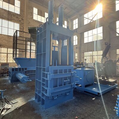 Automatic Belting Waste Paper Baler With 6–8.4 T/H Capacity ,1000×1100mm Bale Size And Horizontal Structure