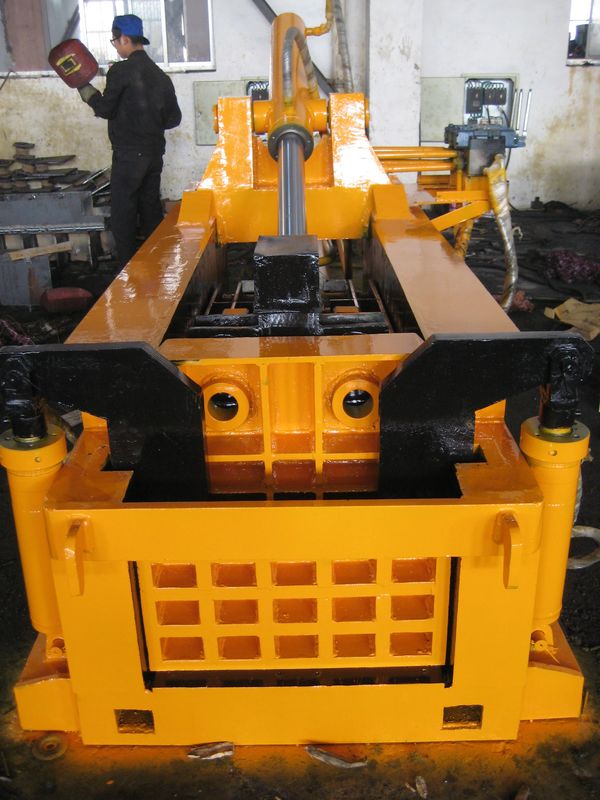 Omron Japan PLC Operation Scrap Metal Baler Machine for High Productivity in Steel Industry and Steel Scrap