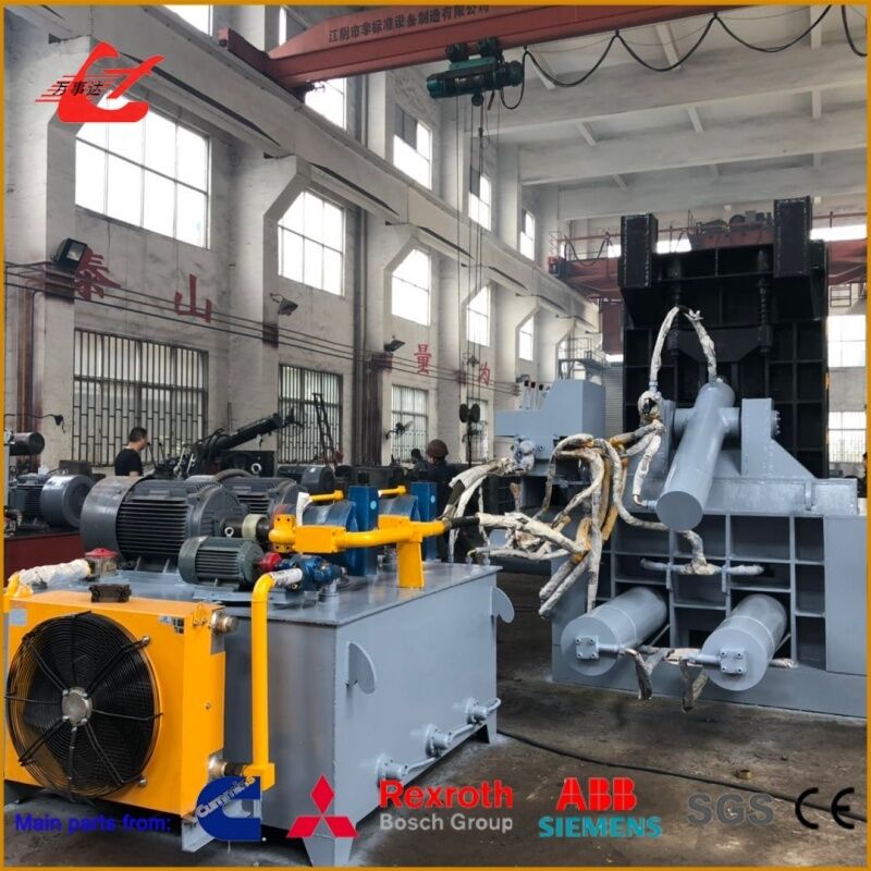 2500kN Force Hydraulic Metal Baler 4500 Kg/H Capacity High Density Output