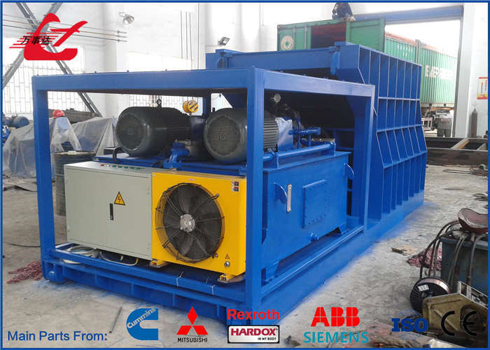 4000kN Horizontal Container Scrap Shear 1400mm Blade Heavy Steel Scrap Processing For Recycling and Steel Mills