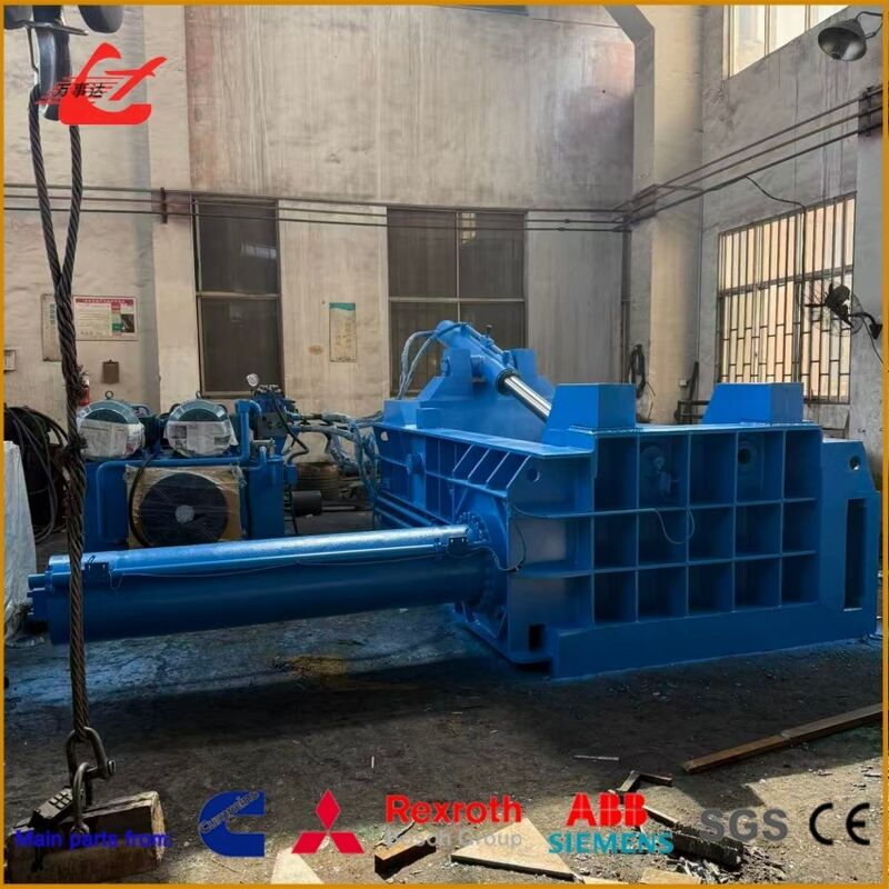 3150kN Push-Out Scrap Metal Compactor with 4000×2000×1200mm Chamber for Heavy Scrap Recycling