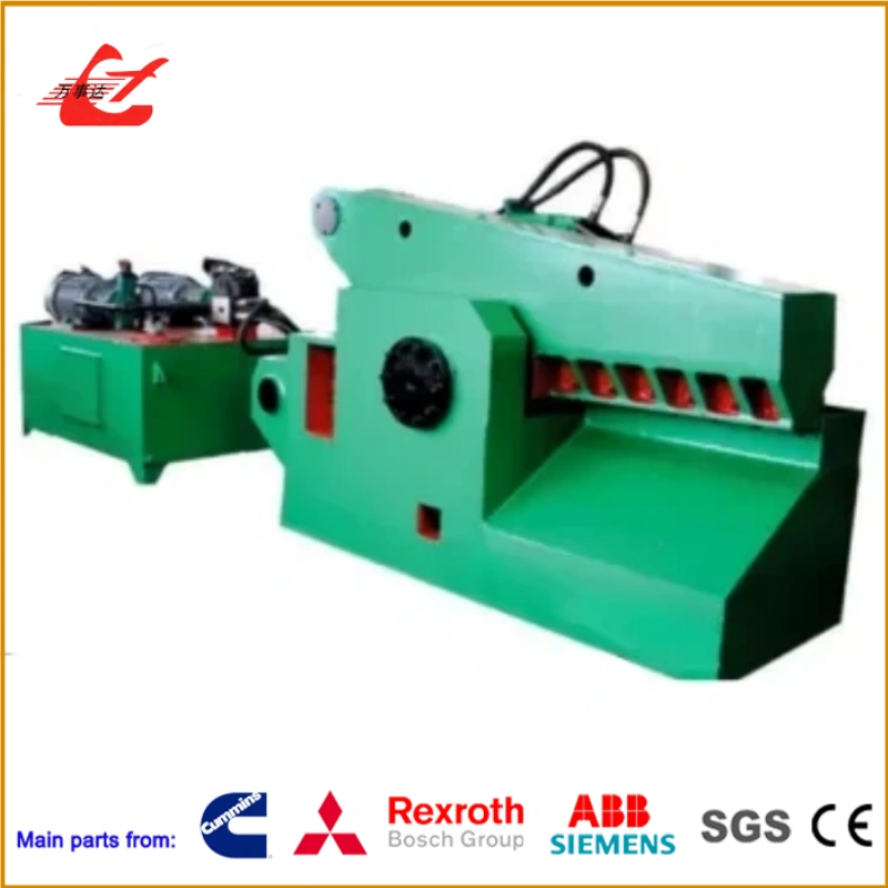 Industrial Alligator Shear With 2000kN Cutting Force For Medium Scrap Steel And Recycling Yard Processing