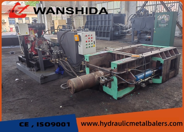 Y83-160 Hydraulic Metal Baler 1600kN With 400×400 Mm Bale Size For Scrap Metal Recycling