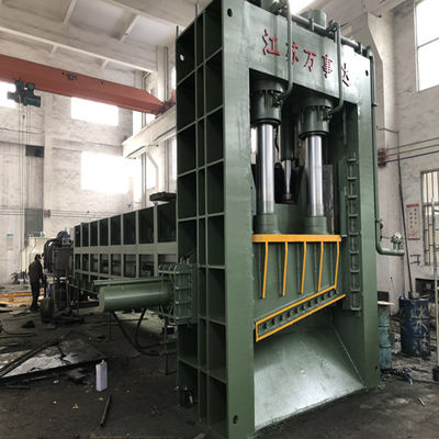 Macchina a taglio per grattaforma idraulica da 1000 tonnellate con larghezza di taglio di 2000 mm per il taglio e il riciclaggio di rottami di metallo pesante